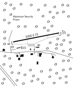 Location of Greene County Airport