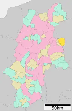 Location of Karuizawa in Nagano Prefecture