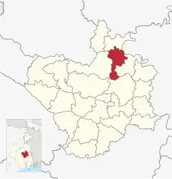 Location in West Bengal