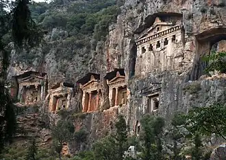Kaunos Rock Tomb in Dalyan,Muğla