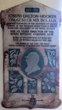 Sir Joseph Dalton Hooker memorial