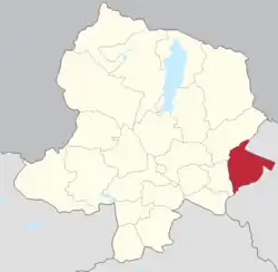 Tarialan District in Khövsgöl Province