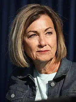 Governor Kim Reynolds of Iowa (2017–present)[70][88]