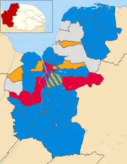 2003 results map