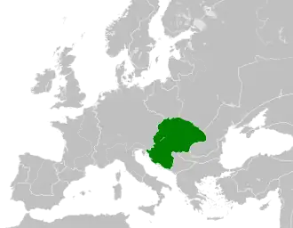 Kingdom of Hungary in 1190
