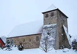 Sankt-Petrus-Kirche, where the Morsleben stones were found.