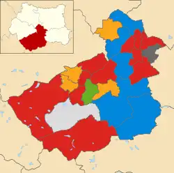 2019 results map