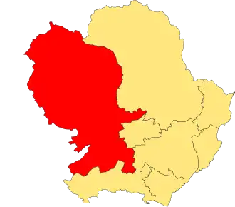 Location of the ward