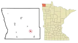 Location of Halma, Minnesota