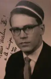 Klaus Mahn (alias Kurt Mahr) in the Couleur of his fraternity