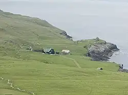 Koltur, view to the farmhouse