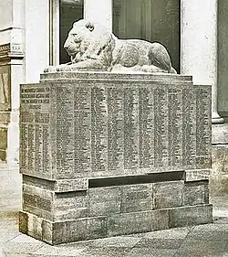 "Lion memorial" (1924), Leipzig