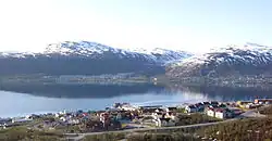 View of the village (seen from Tromsøya)