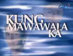 An image of blue waves. Cogie Domingo and Sunshine Dizon are seen in the background. The series title is displayed over Domingo and Dizon. The logo of GMA Network is displayed on the upper right side of the image.