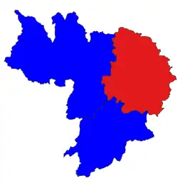 Location in Kyonpyaw district