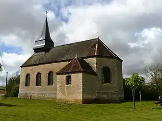 The church in Cérilly
