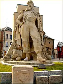 Artilleur&nbsp;[fr] by Auguste Arnaud, now in La Fère, Aisne