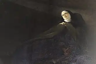 Painting depicting the ecstasy of Saint Teresa of Avila