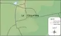 Map of la Gicquelière.