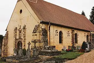 The church in La Puisaye
