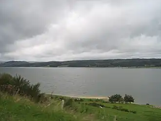 The Lac de Naussac, an artificial lake