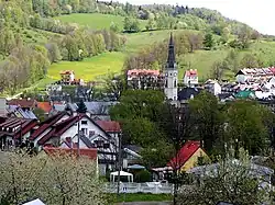 Lądek-Zdrój in spring