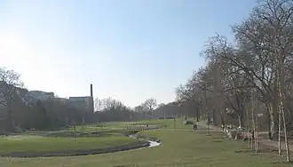 Immediately after re-meandering.