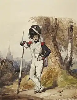 Grenadier of the Royal Guard, ca. 1817, Princeton University Art Museum