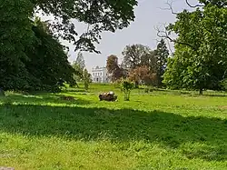 Picture Langford Estate with Langford House in the distance