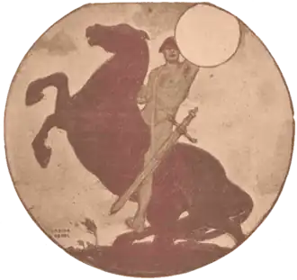 Cover art for Luceafărul, April 1904, by Lascăr Vorel