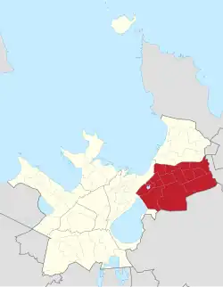 Location of Lasnamäe in Tallinn.