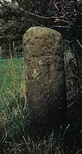 The Law Mount Milestone near Castleton Farm, Stewarton, East Ayrshire.