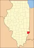 Lawrence County in 1841, when the creation of Richland County reduced Lawrence to its current size