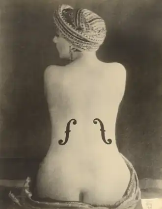 Image 2Le Violon d'Ingres, by Man Ray (from Wikipedia:Featured pictures/Artwork/Others)