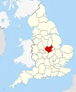 Leicestershire within England