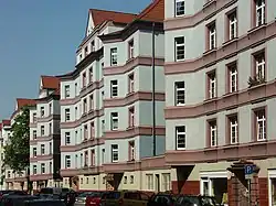 Art Deco building on Steinstrasse