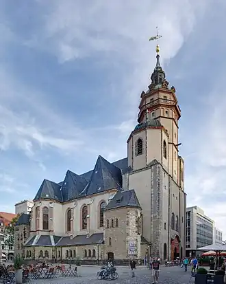 St. Nicholas Church, largest church in Leipzig