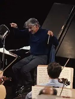 Leonard Bernstein by Allan Warren, 1973