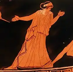 Leto, standing and robed