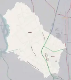 Street map of Lezica–Melilla