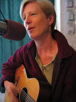 Roderick as a guest on a Portland, Maine radio station in 2007.