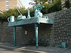 Feast of Giants, a bus stop in Liberec