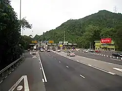 Lion Rock Tunnel toll plaza