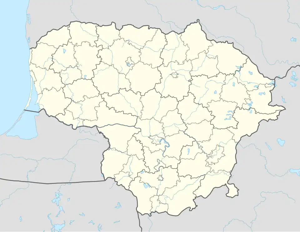 Rokai is located in Lithuania