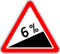 Steep ascent