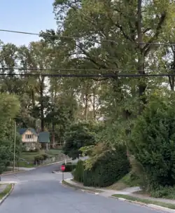 Valley Road in Llanerch