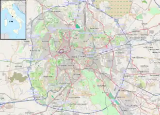 CSOA Forte Prenestino is located in Rome
