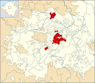 Saxe-Jena, shown with the other Ernestine duchies