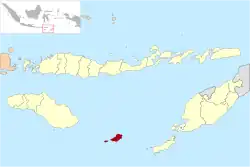Location within East Nusa Tenggara