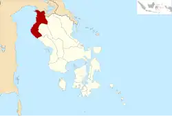 Location within Southeast Sulawesi
